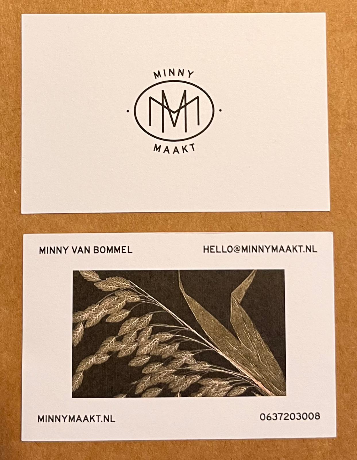 Minnymaakt visitekaartje